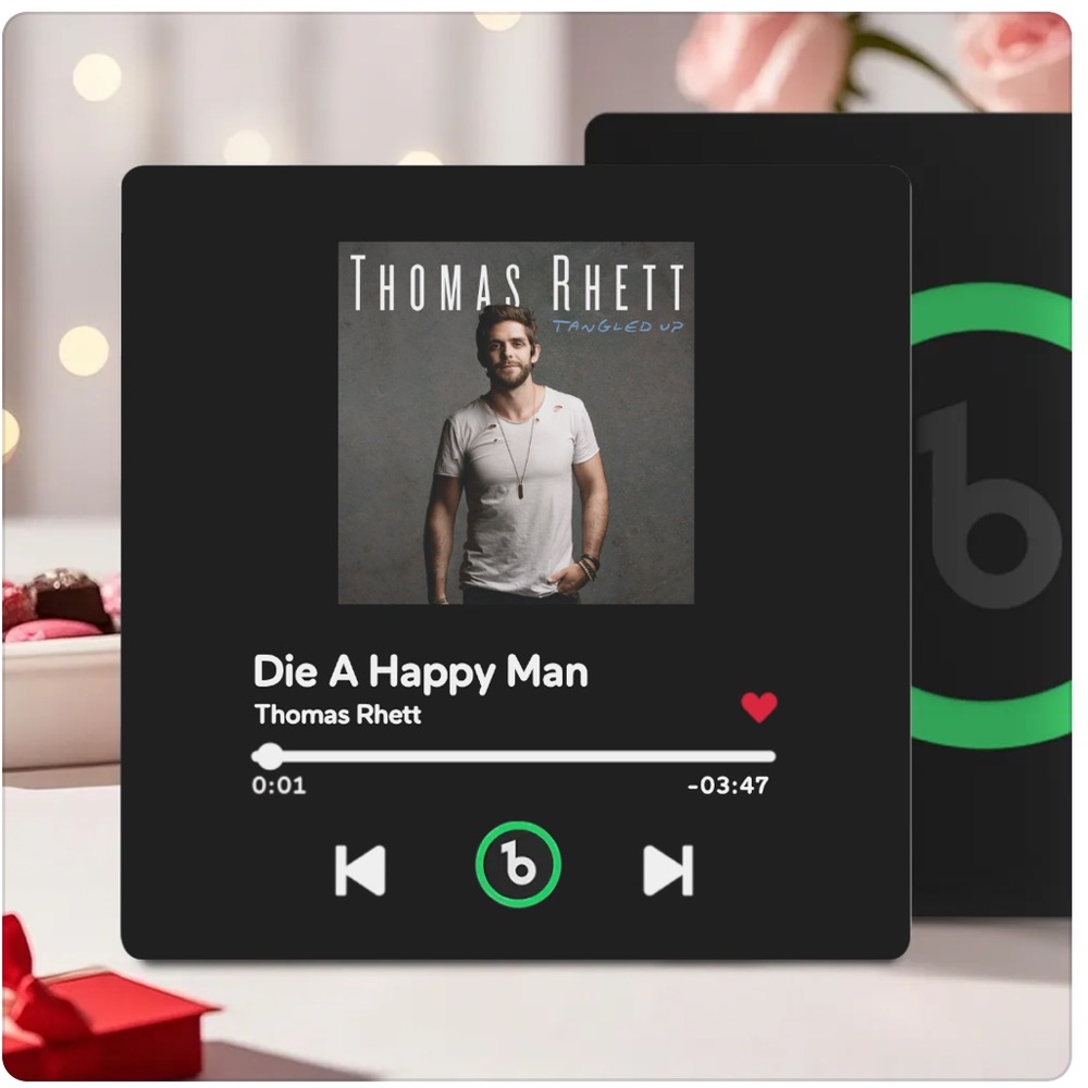 Thomas Rhett Album Cover Art FridgeBeats 🎶 Music Magnet w/ wood display accesory